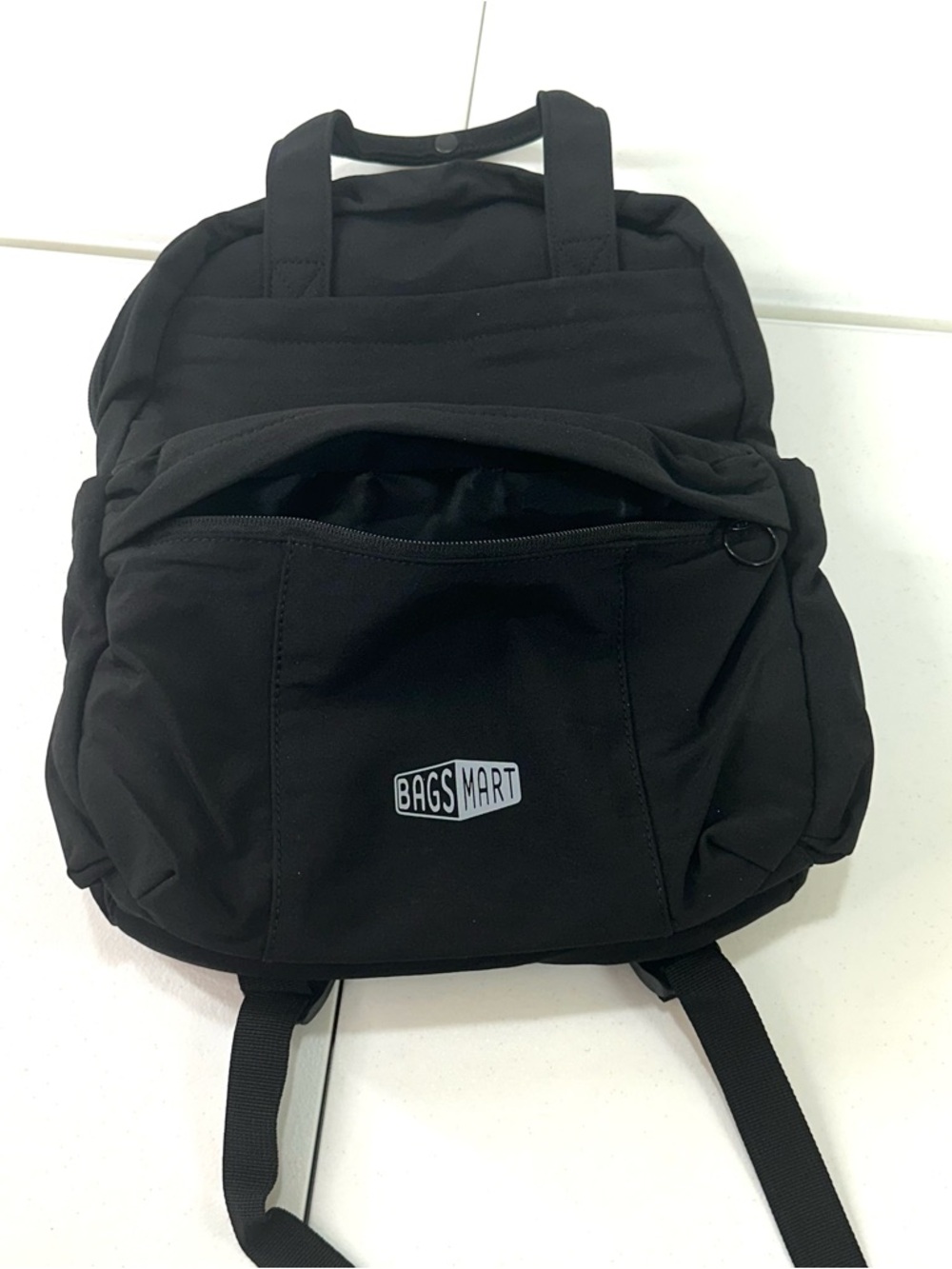 Men's Bagsmart Black Everyday Backpack - Picture 4 of 9